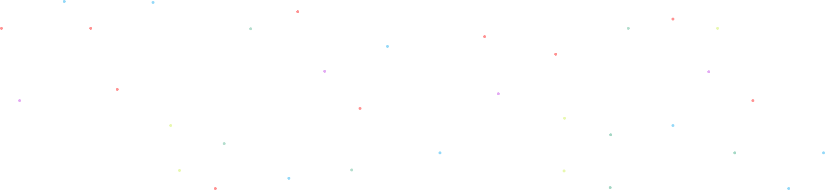 Colorful dots overlay